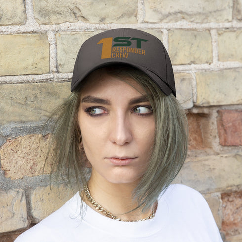 First In Black Unisex Twill Hat